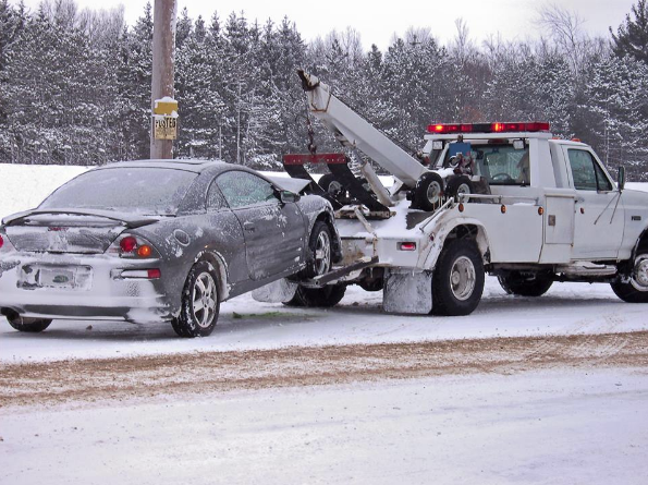 Snow, rain or shine we'll tow you  for less!