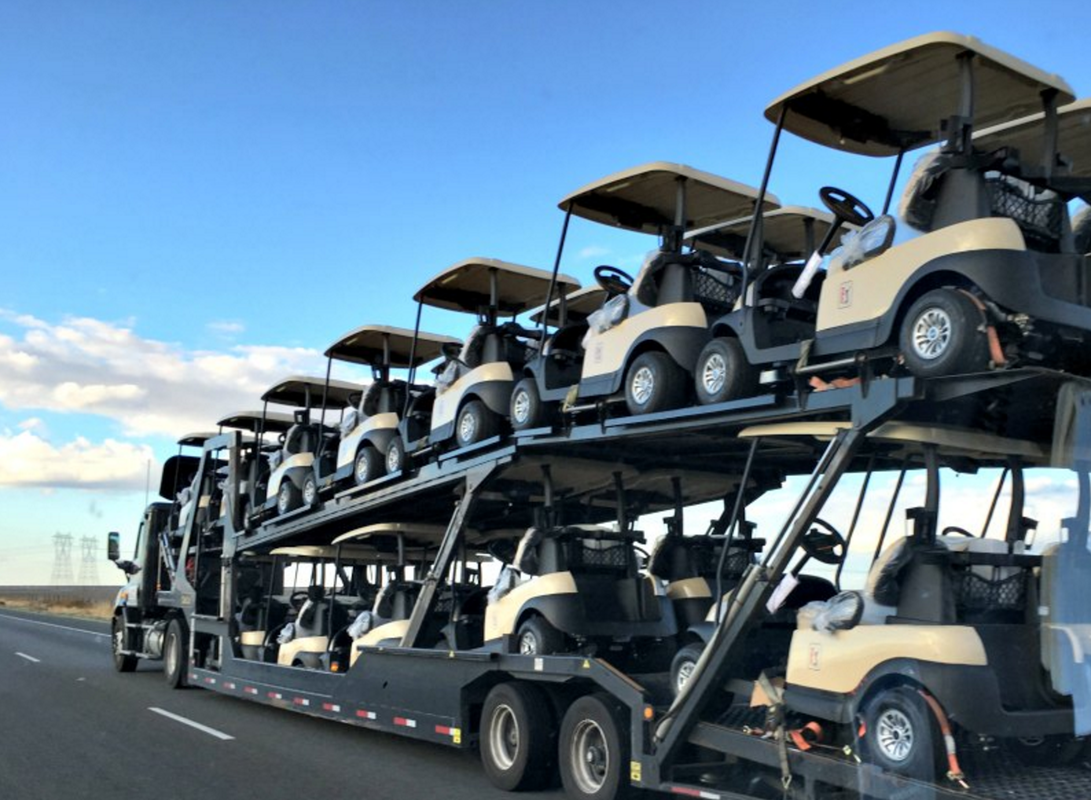 Corporate towing and fleet services for golf carts, tractors, semis and more!