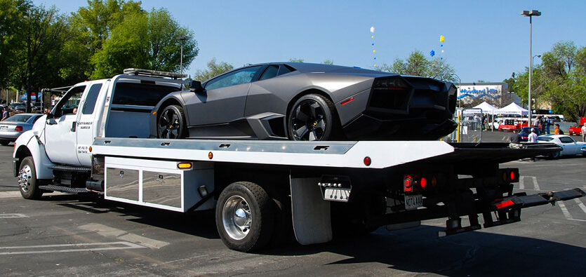 Flatbed towing for your precious toys.